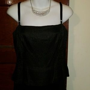 Vintage Jones New York Evening black long  gown